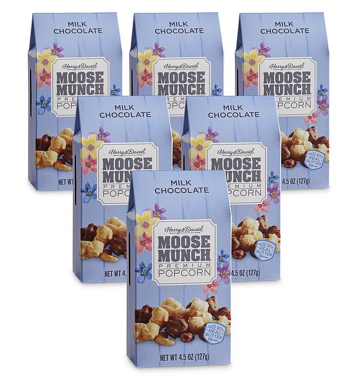 Moose Munch&#174; Spring Milk Chocolate Premium Popcorn - 6 Pack